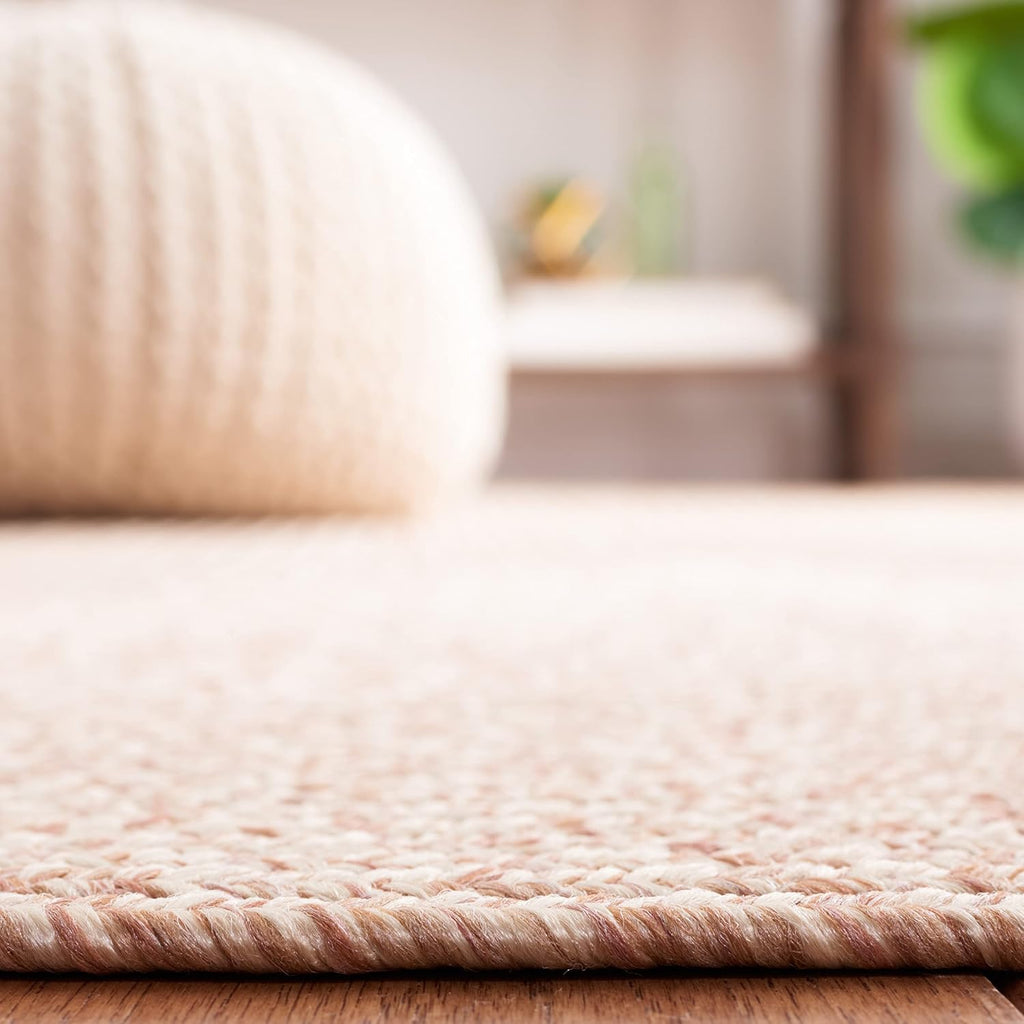 Natural Braided 4'x6' Washable Rug