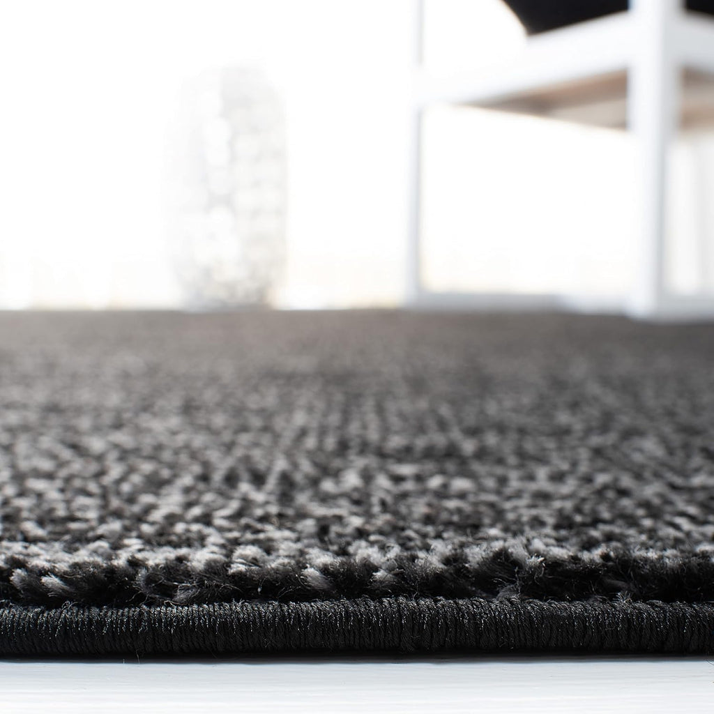 Black Grey Modern 2'6"x4' Area Rug