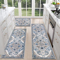 Washable Boho Kitchen Rug Set