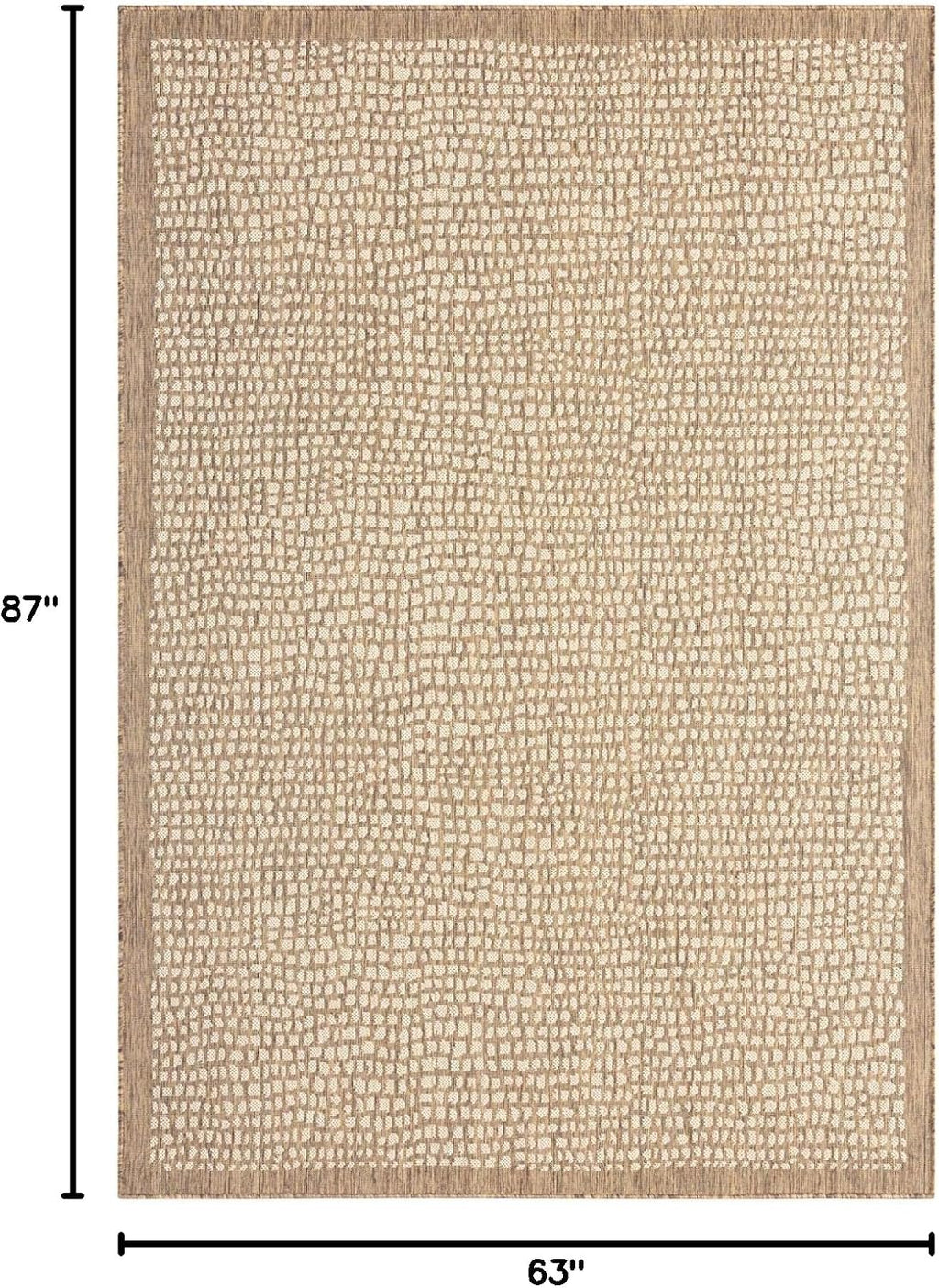 Brown Marlin Indoor Outdoor Rug