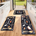 Cushioned Farmhouse Kitchen Rug Set