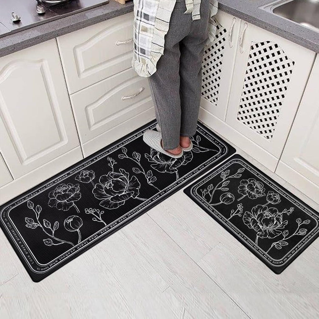 Cushioned Anti Fatigue Kitchen Floor Mats