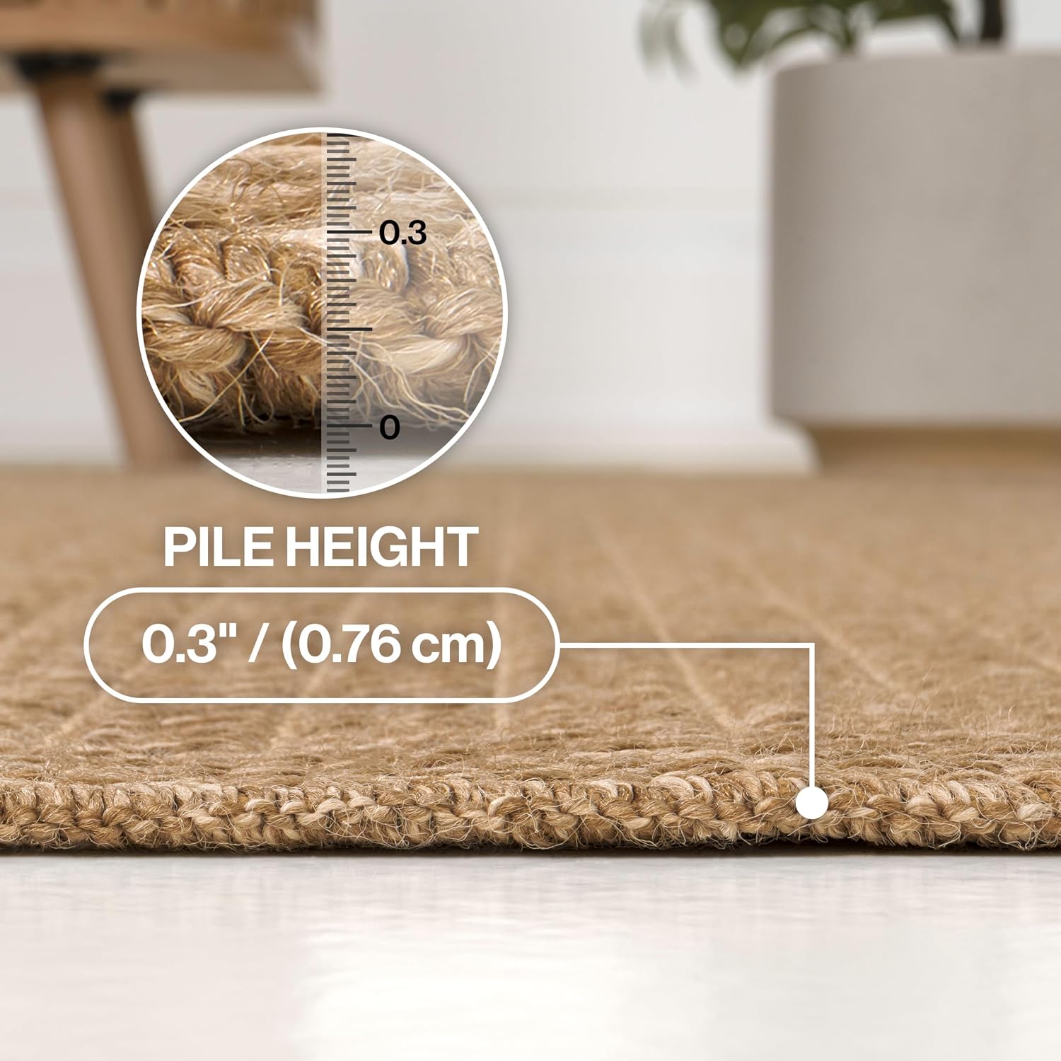 Jonathan Y Natural Jute Indoor Outdoor Rug