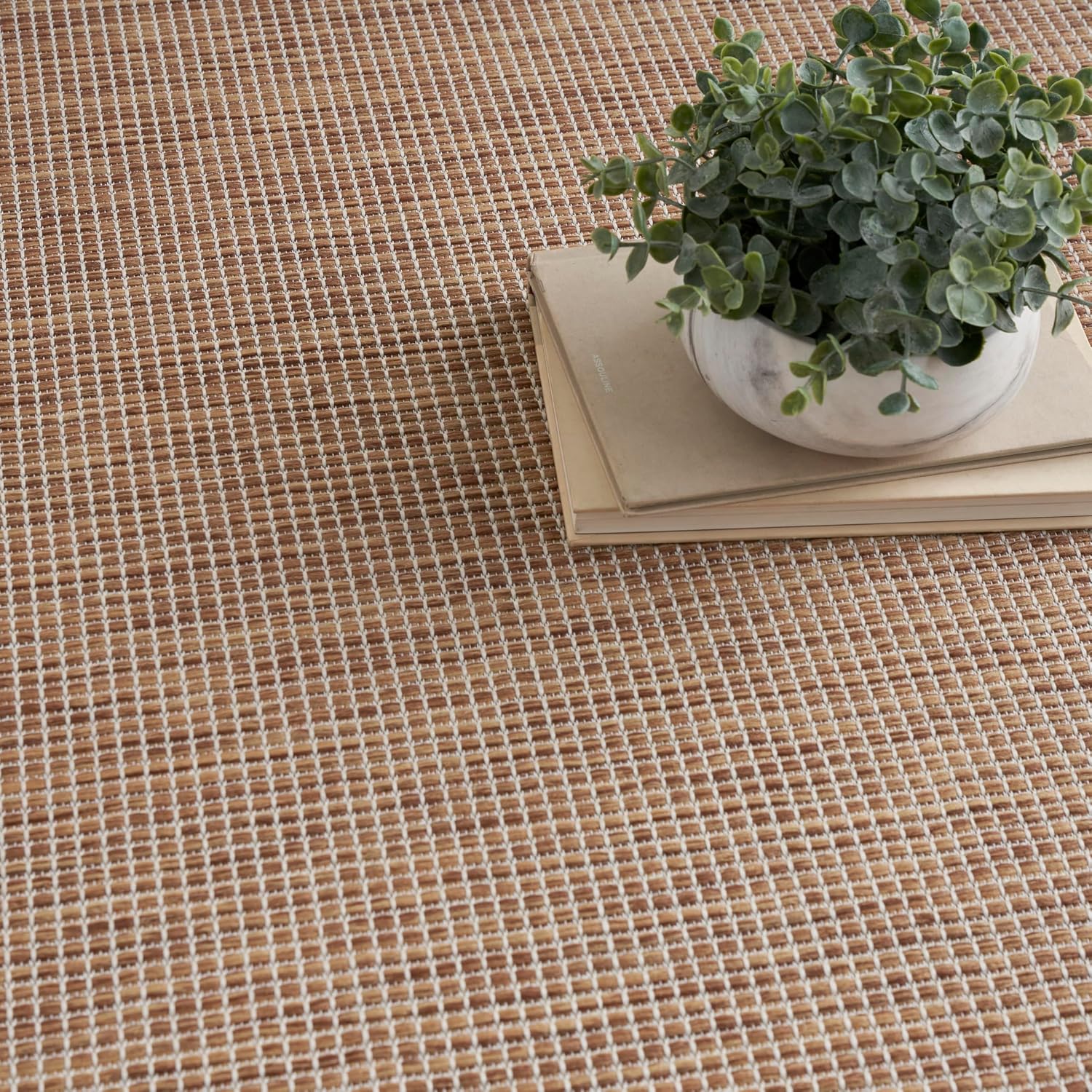 Natural Jute Easy Clean Large Area Rug