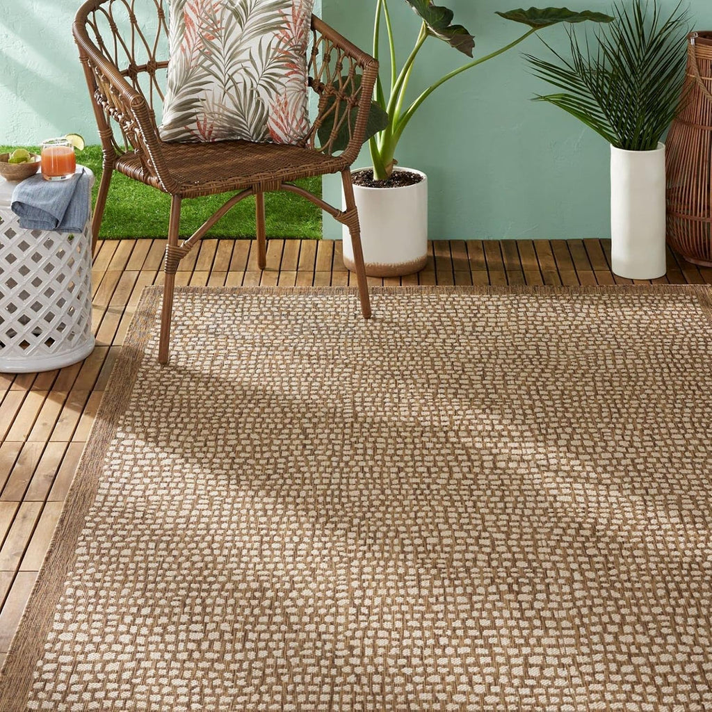 Brown Marlin Indoor Outdoor Rug