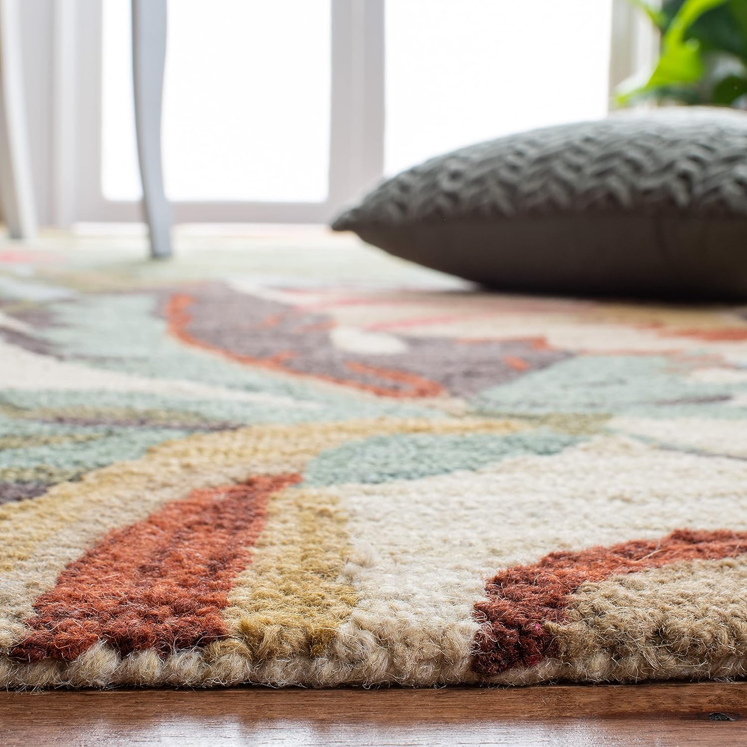 Ivory Multi Wool Runner Rug