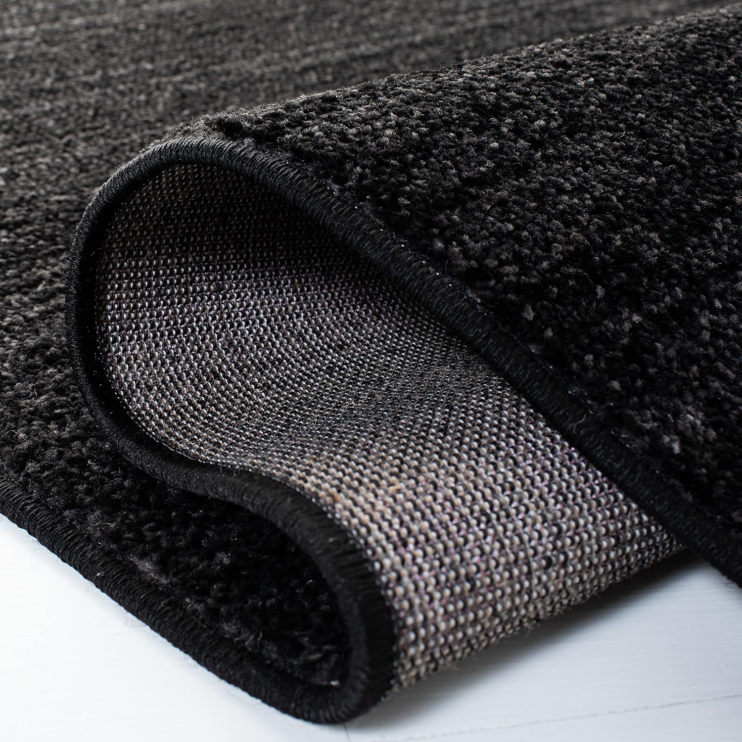 Black Grey Modern 2'6"x4' Area Rug