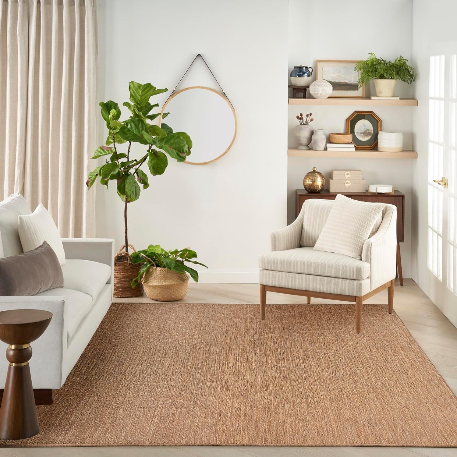 Natural 8x10 Indoor Outdoor Rug
