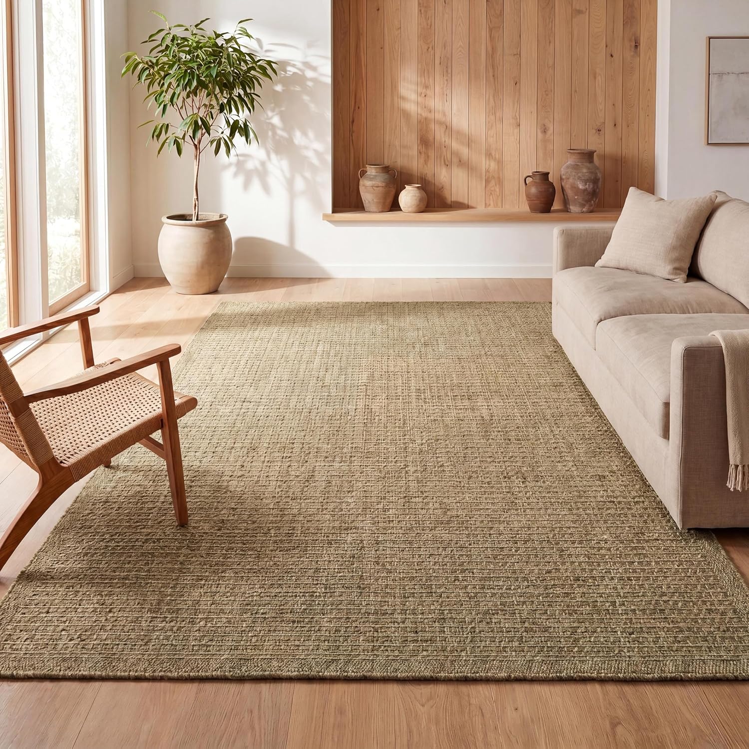 Jonathan Y Natural Jute Indoor Outdoor Rug