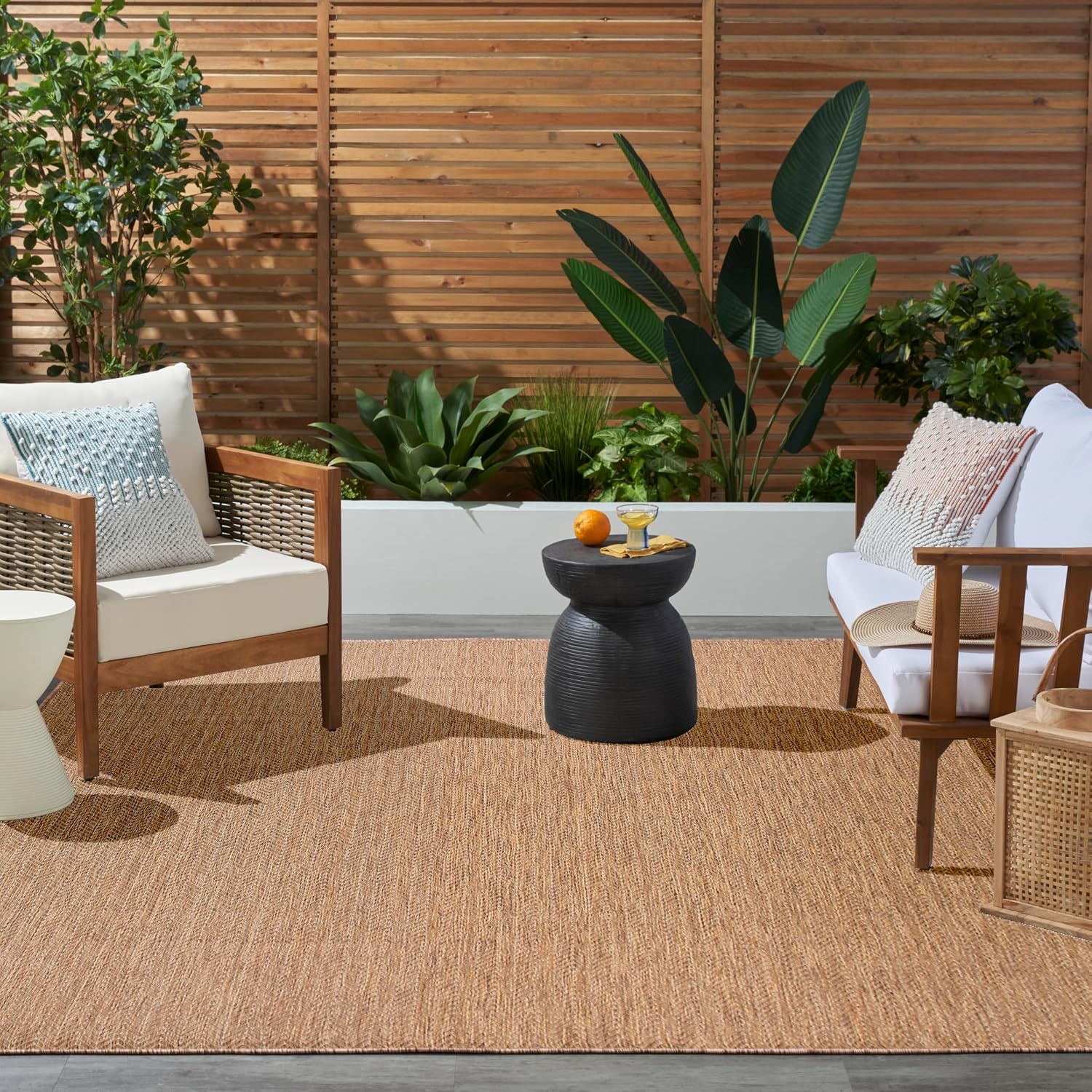 Natural 8x10 Indoor Outdoor Rug